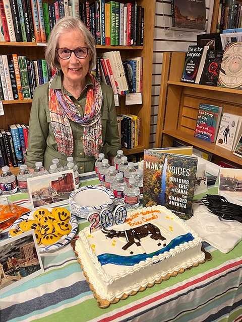Laurie Lawlor at The Book Stall for her book release party for Many Voices
